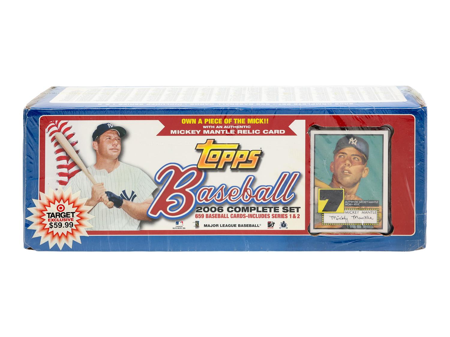 BASEBallダイカスト野球バッチ合金60セット 2006 Topps Factory Set Baseball Retail (Box) (Target) (Mickey