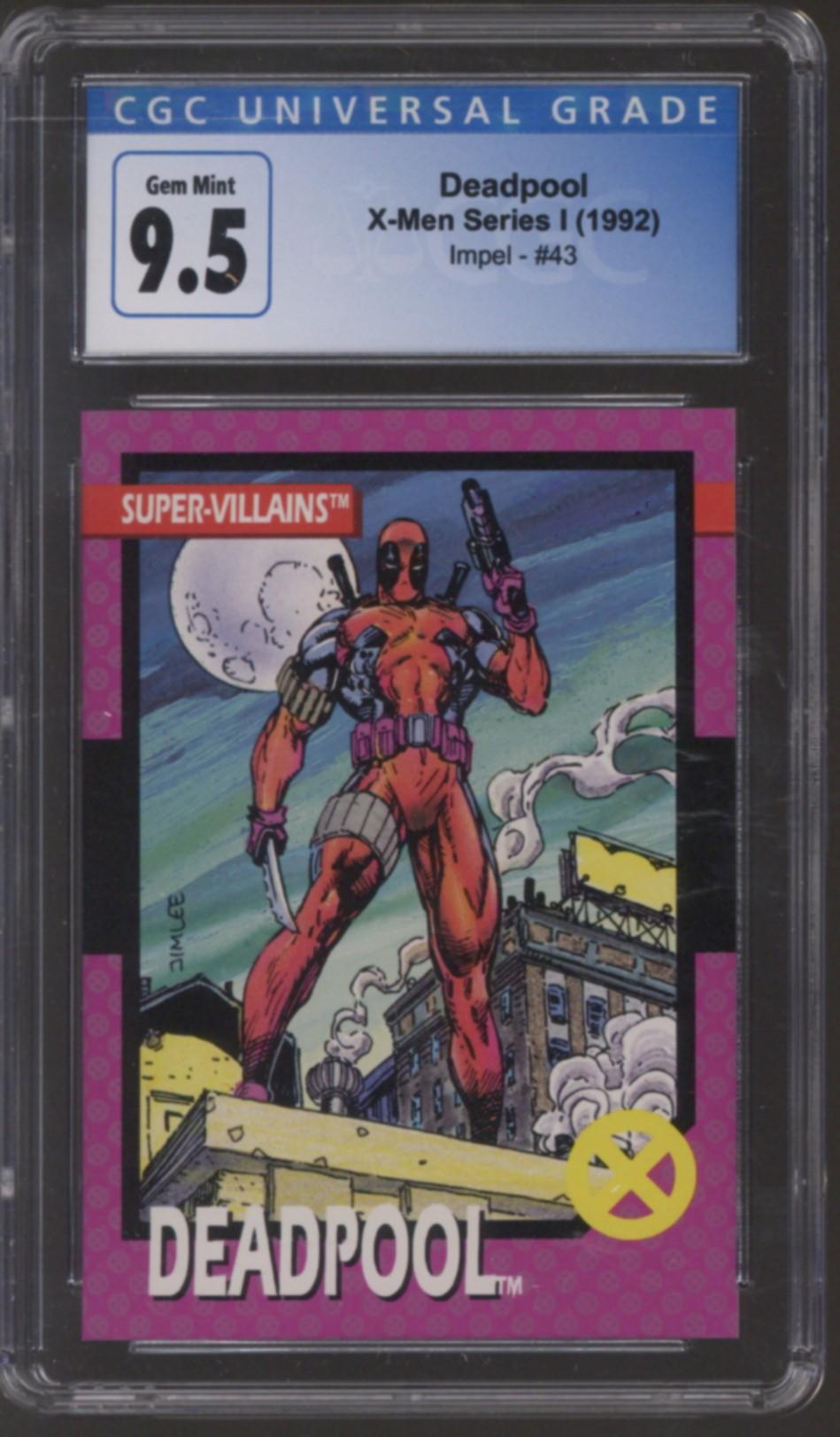 Deadpool #43 - Impel X-Men Series I - (1992) CGC 9.5 (Gem Mint ...