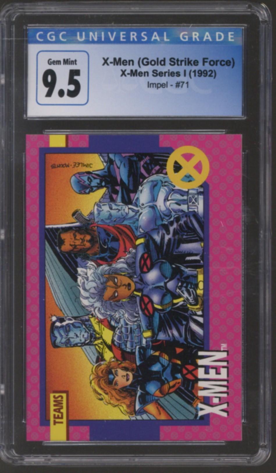 X-Men (Gold Strike Force) #71 - Impel X-Men Series I - (1992) CGC 9.5 ...