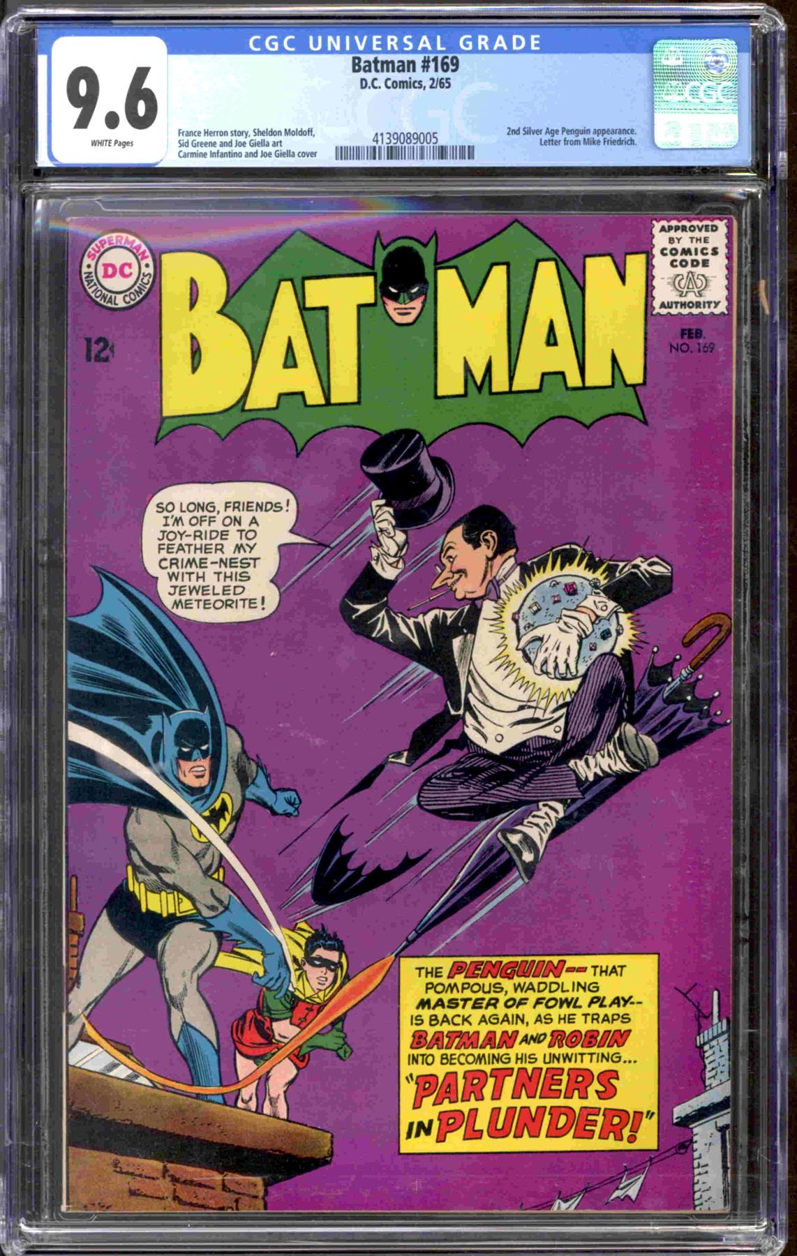 Batman #169 CGC  (W) *4139089005* | DA Card World