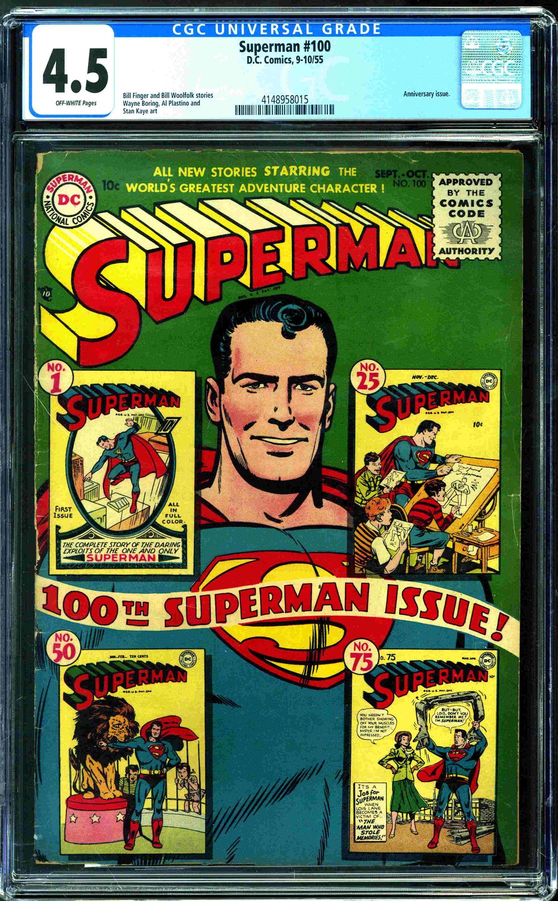 Superman #100 CGC 4.5 (OW) *4148958015* | DA Card World