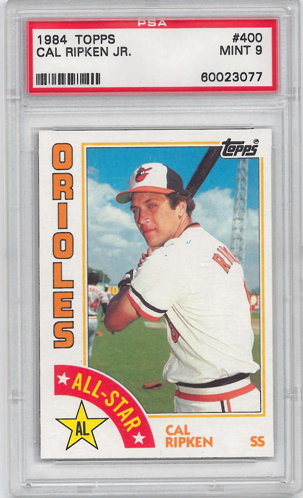 1984 Topps Baseball #400 Cal Ripken All Star PSA 9 (MINT) *3077 | DA ...