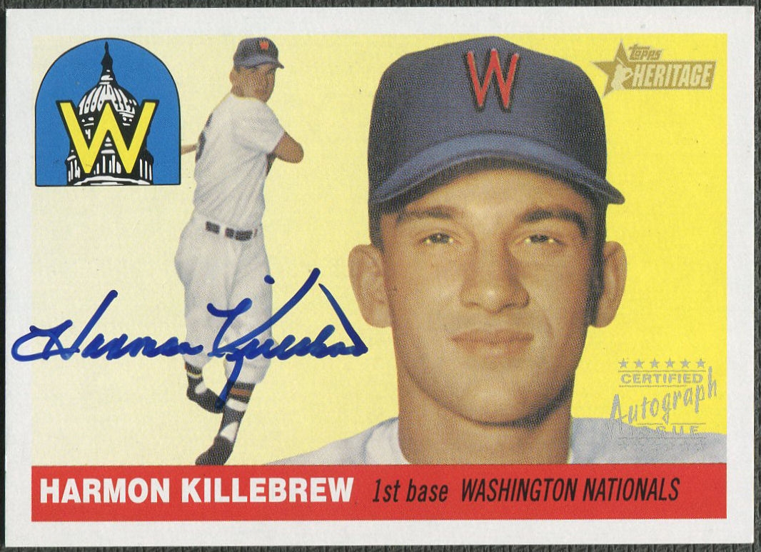 2004 Topps Heritage #HK Harmon Killebrew Real One Auto | DA Card World