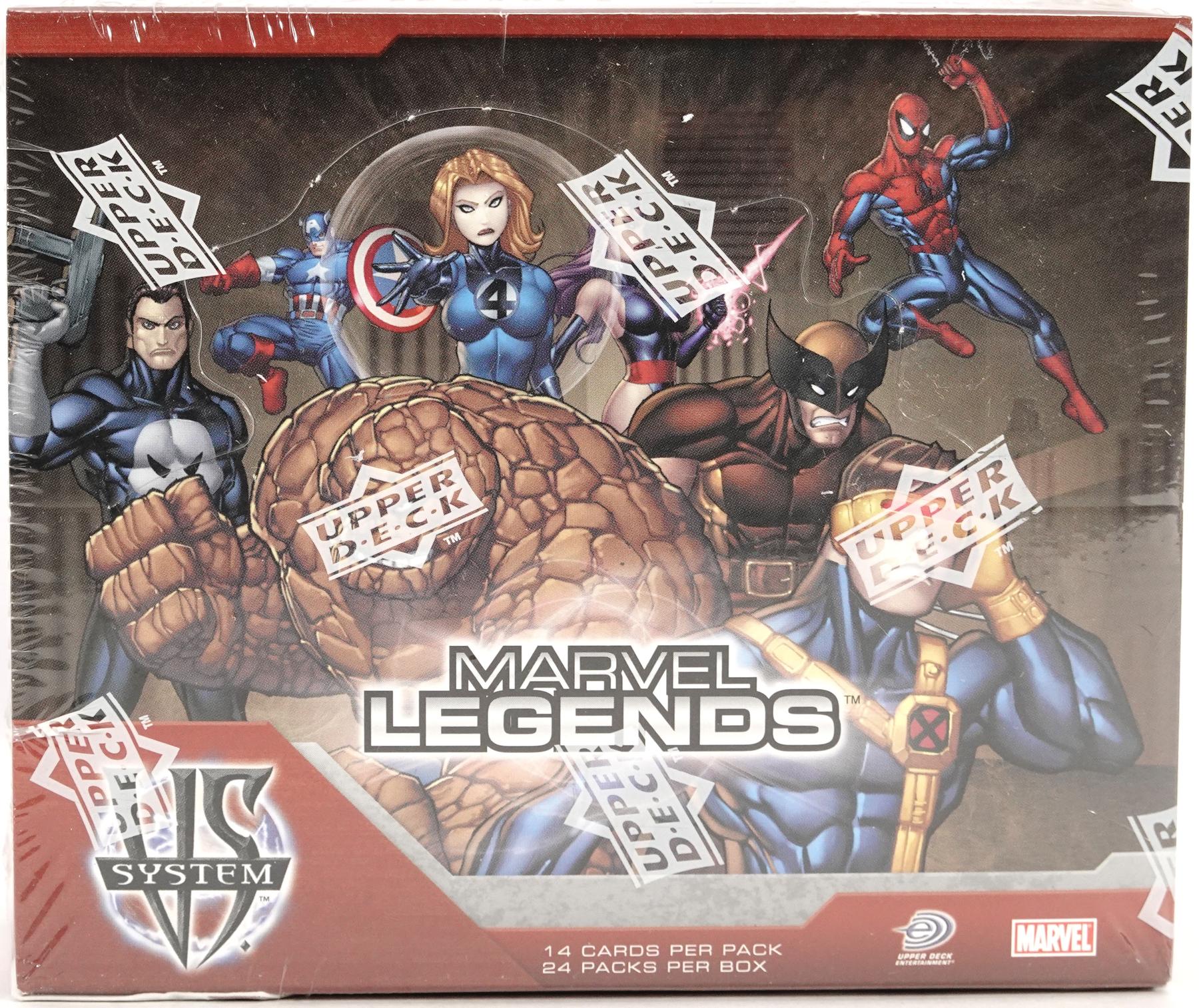 Vs System Marvel Legends Booster Box DA Card World