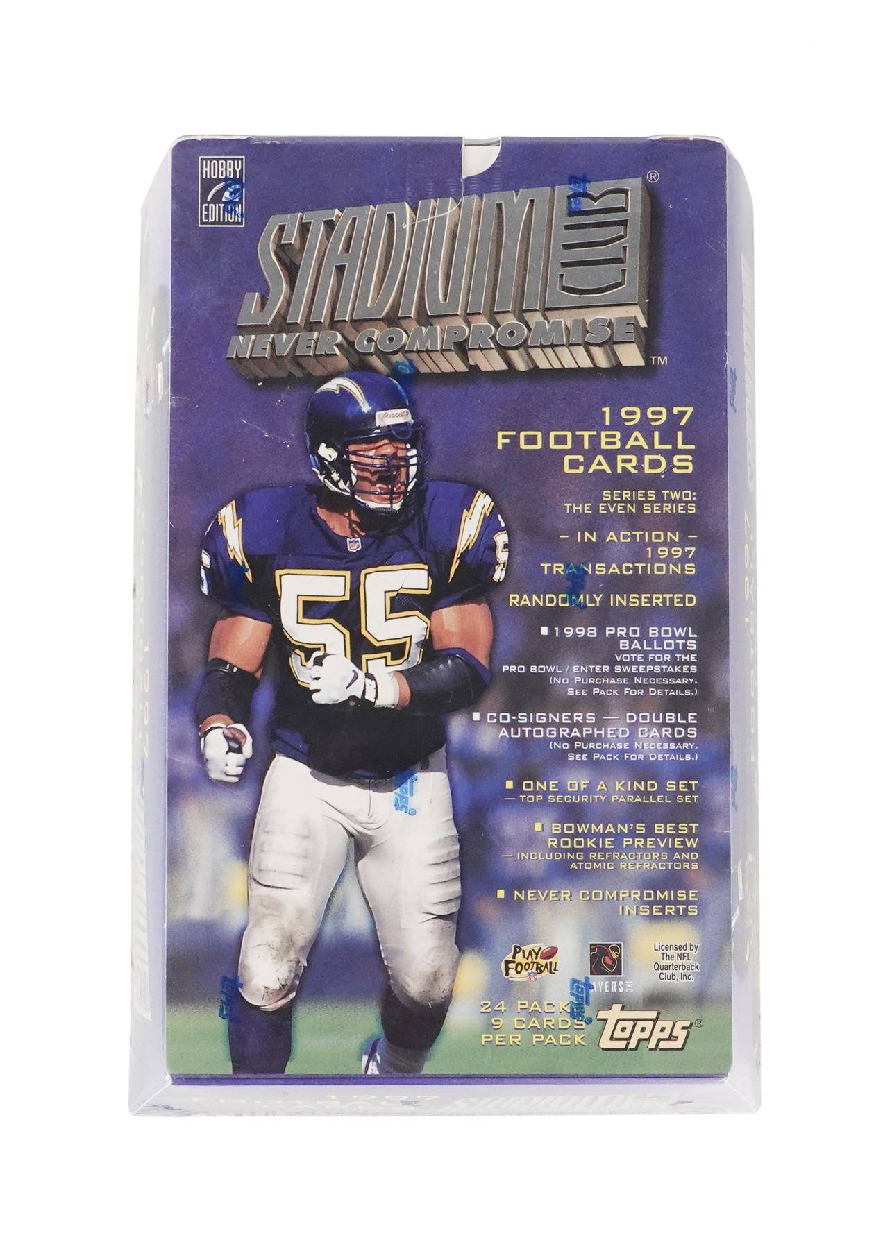 1997 Topps Stadium Club Series 2 Football Hobby Box