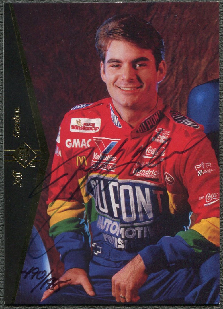 1995 Upper Deck SP #JG1 Jeff Gordon Auto #490/1995 | DA Card World