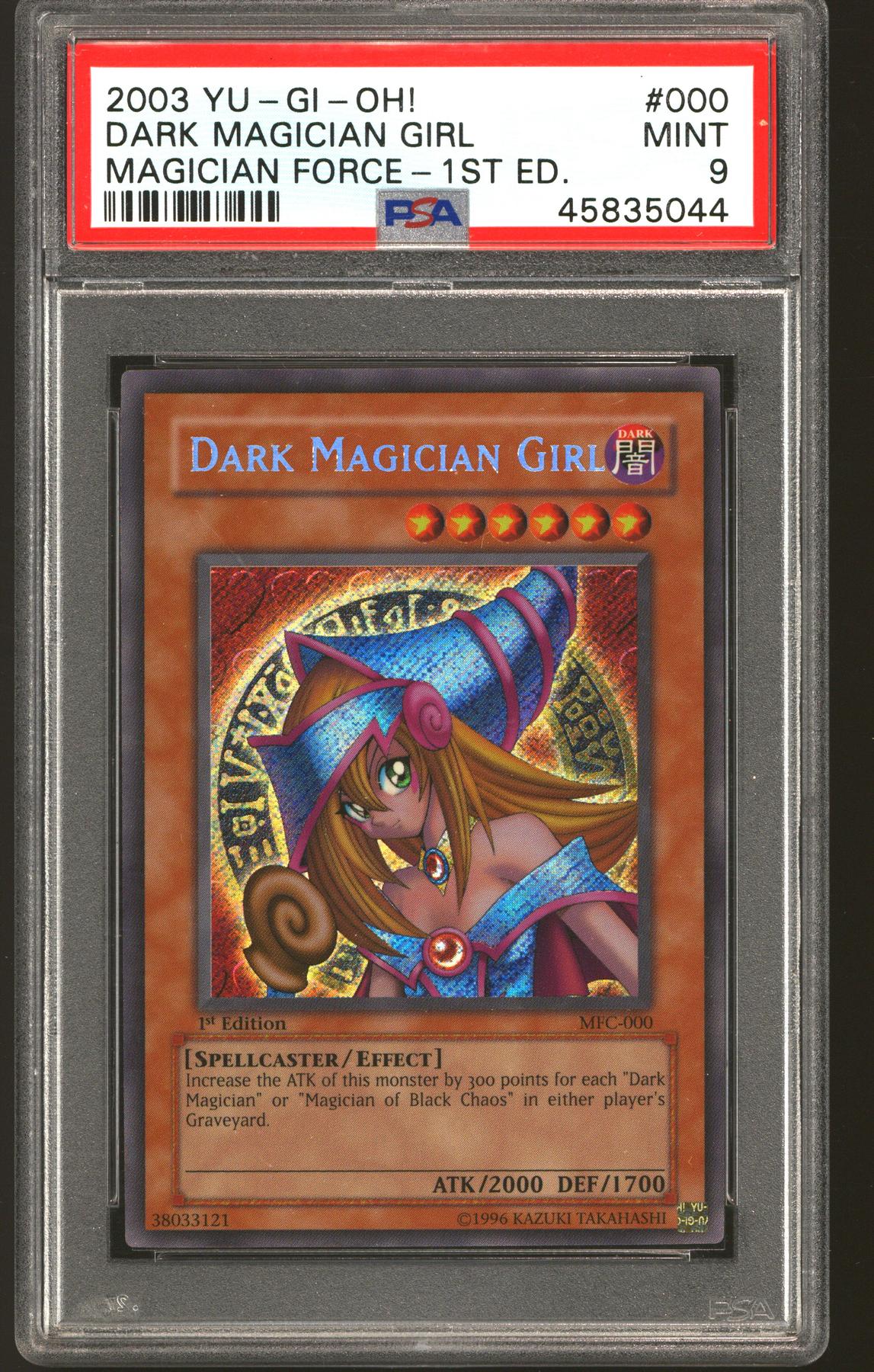 PSA9 遊戯王 Dark Magician Girl MFC-000 アンリミ Yu-Gi-Oh Magician's Force 1st Edition Dark Magician Girl MFC-000