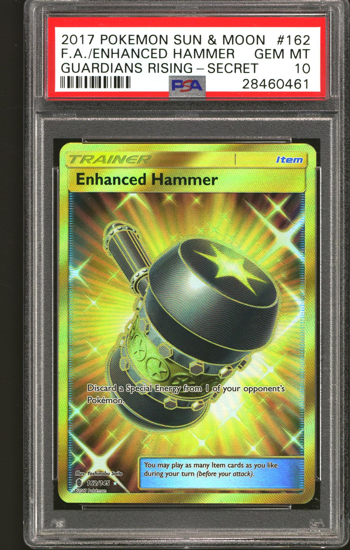 Pokemon Guardians Rising Enhanced Hammer 162/145 PSA 10 GEM MINT | DA ...