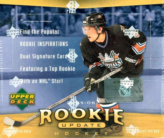 2005/06 Upper Deck Rookie Update Hockey Cards Hobby Box 