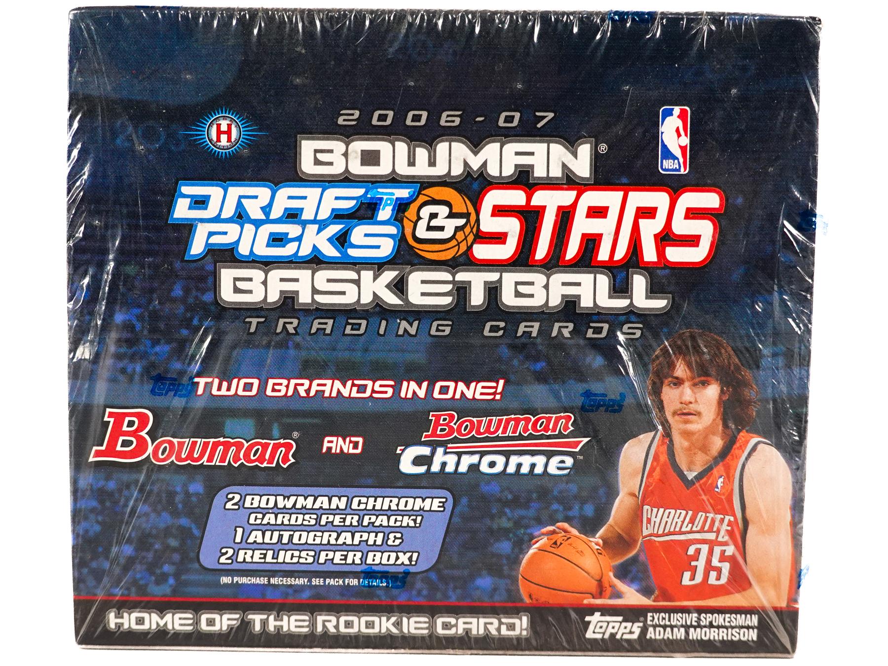 【期間限定】 2006/07 Bowman Draft Picks & Stars Basketball Hobby Box | DA ボックス