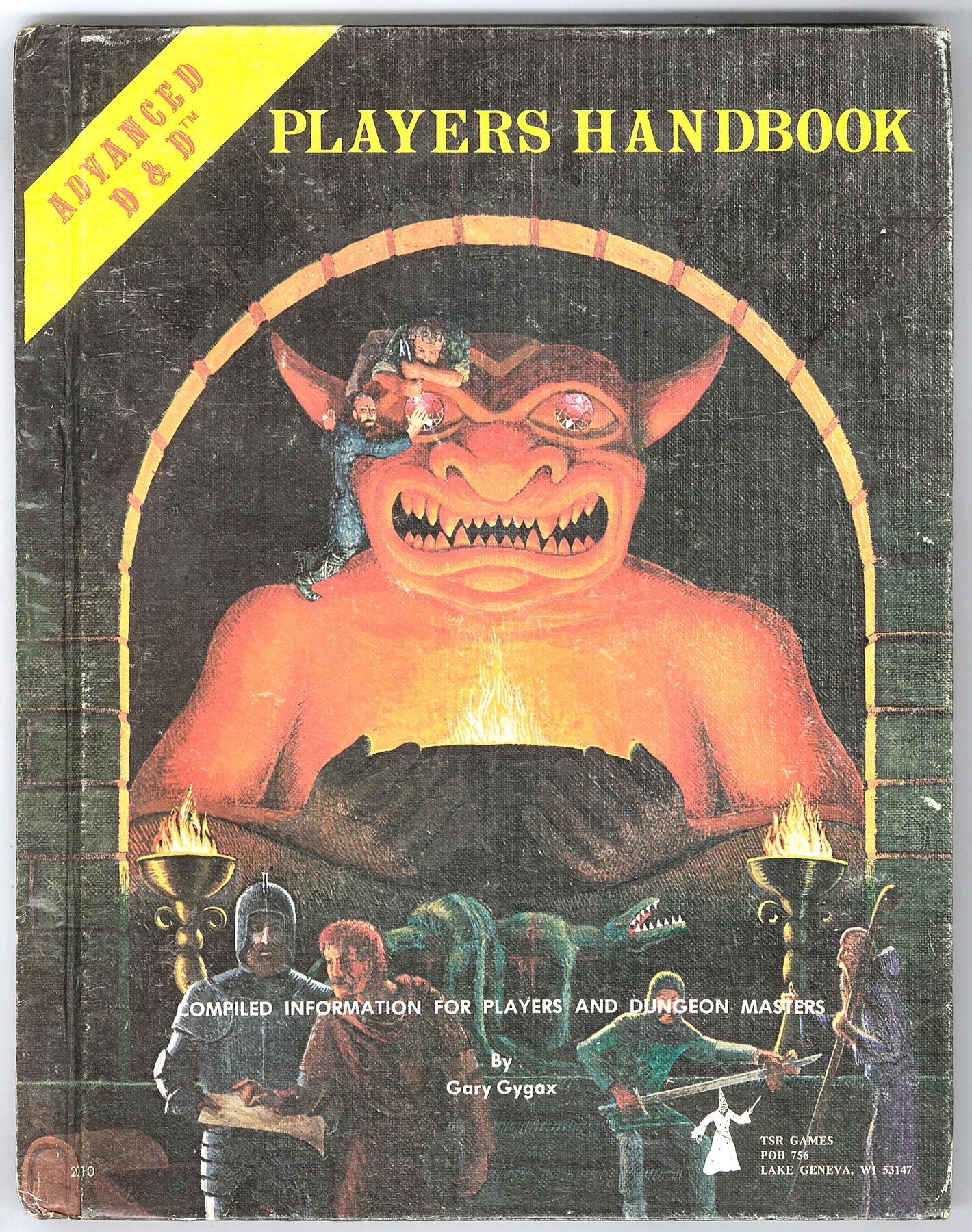 Advanced Dungeons & Dragons Rulebook Set - Players Handbook, Dungeon ...