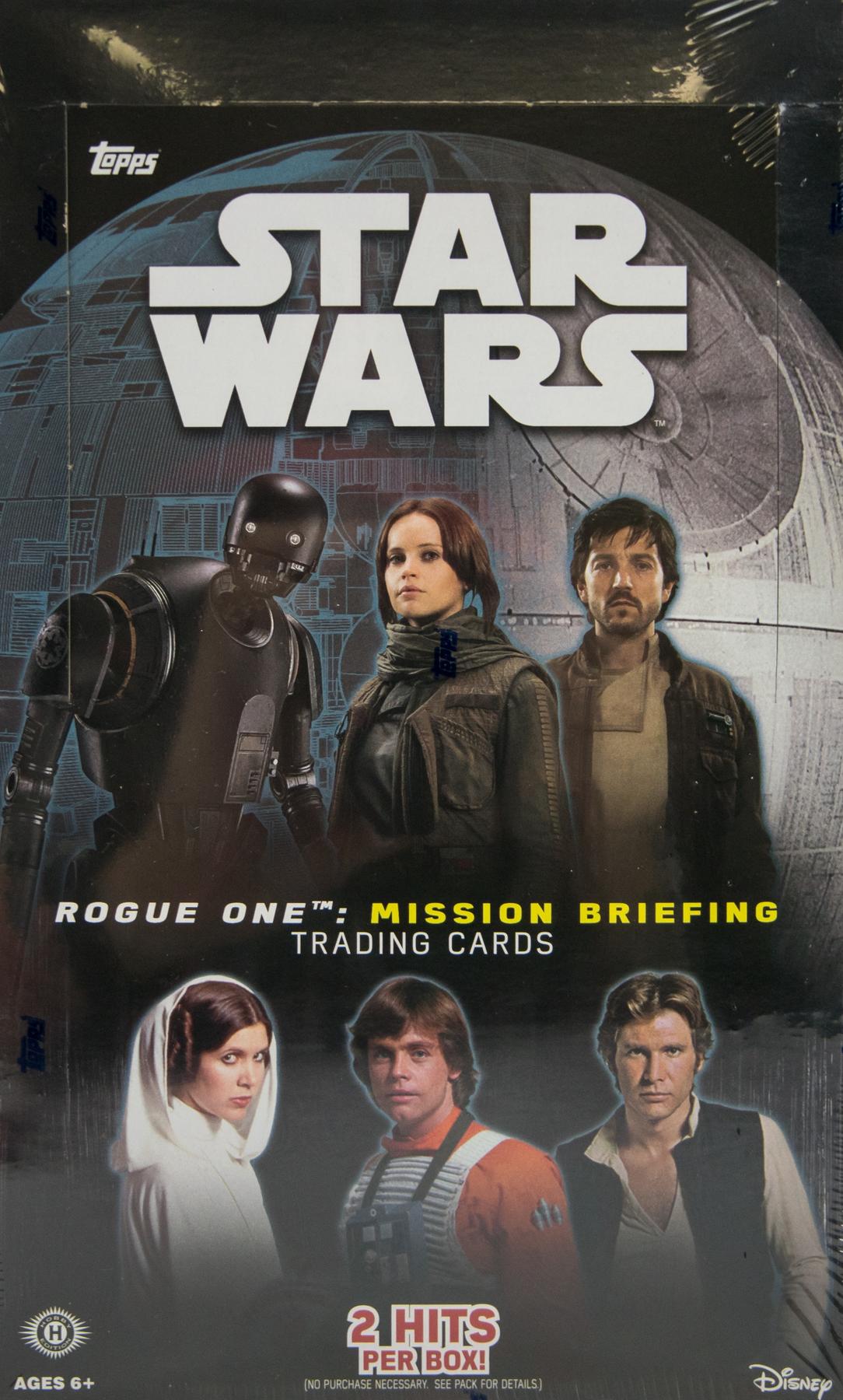 STAR WARS Rogue One: Mission Briefing Topps Trading Cards PACK 6 cards New