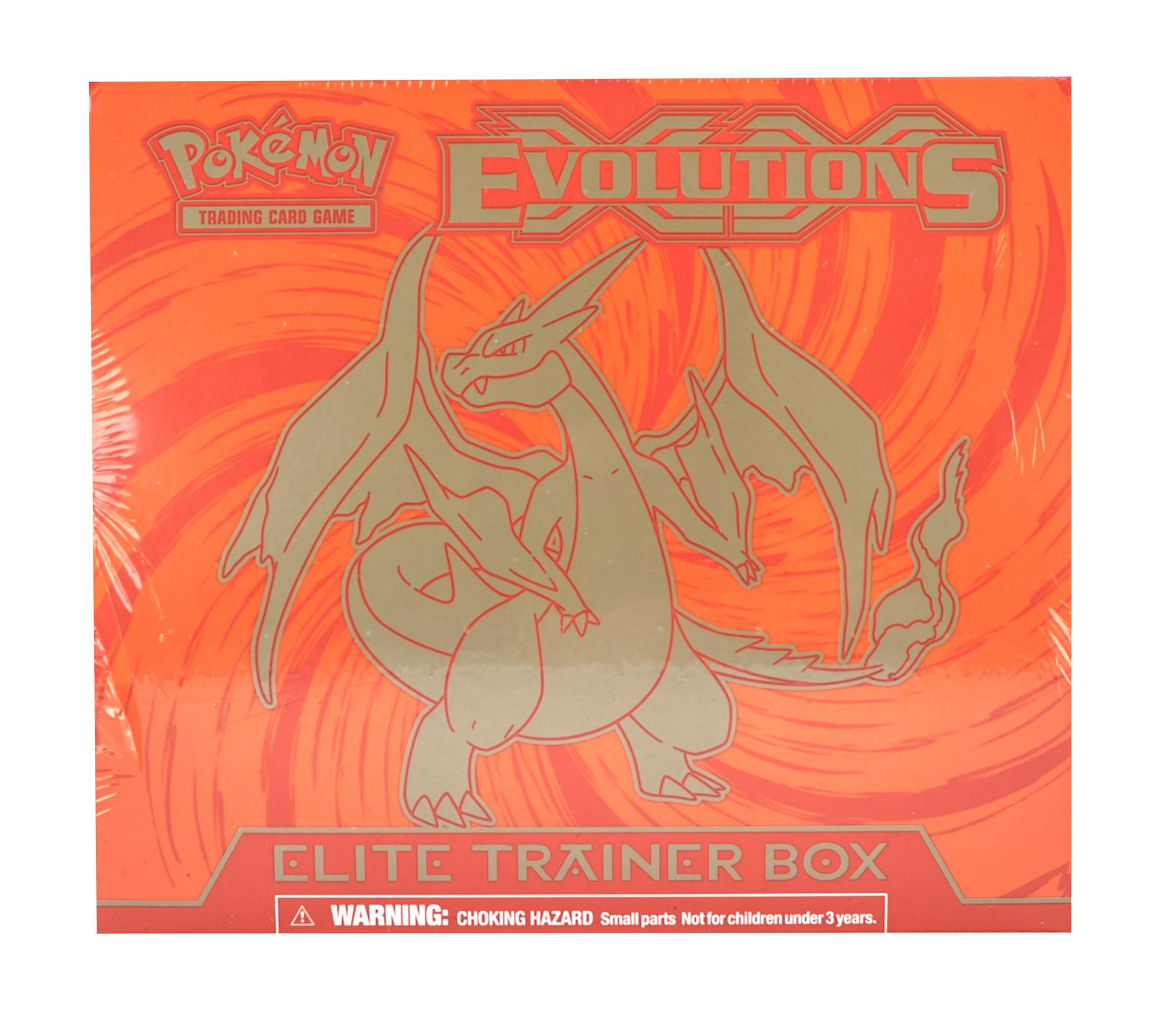 LOT of 4 NEW/SEALED Pokemon XY Evolutions Charizard Elite Trainer Boxes! 