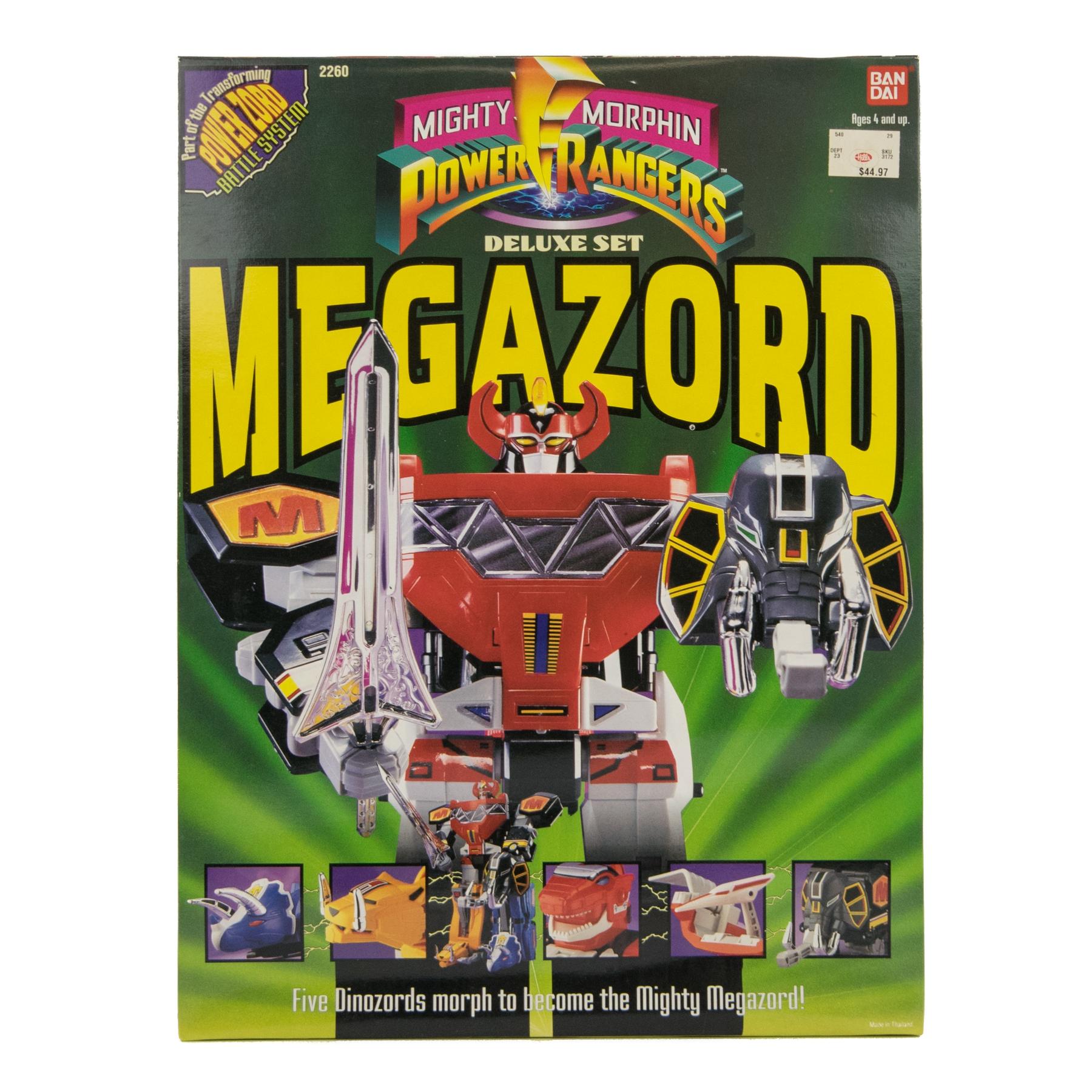 mighty morphin power rangers deluxe megazord