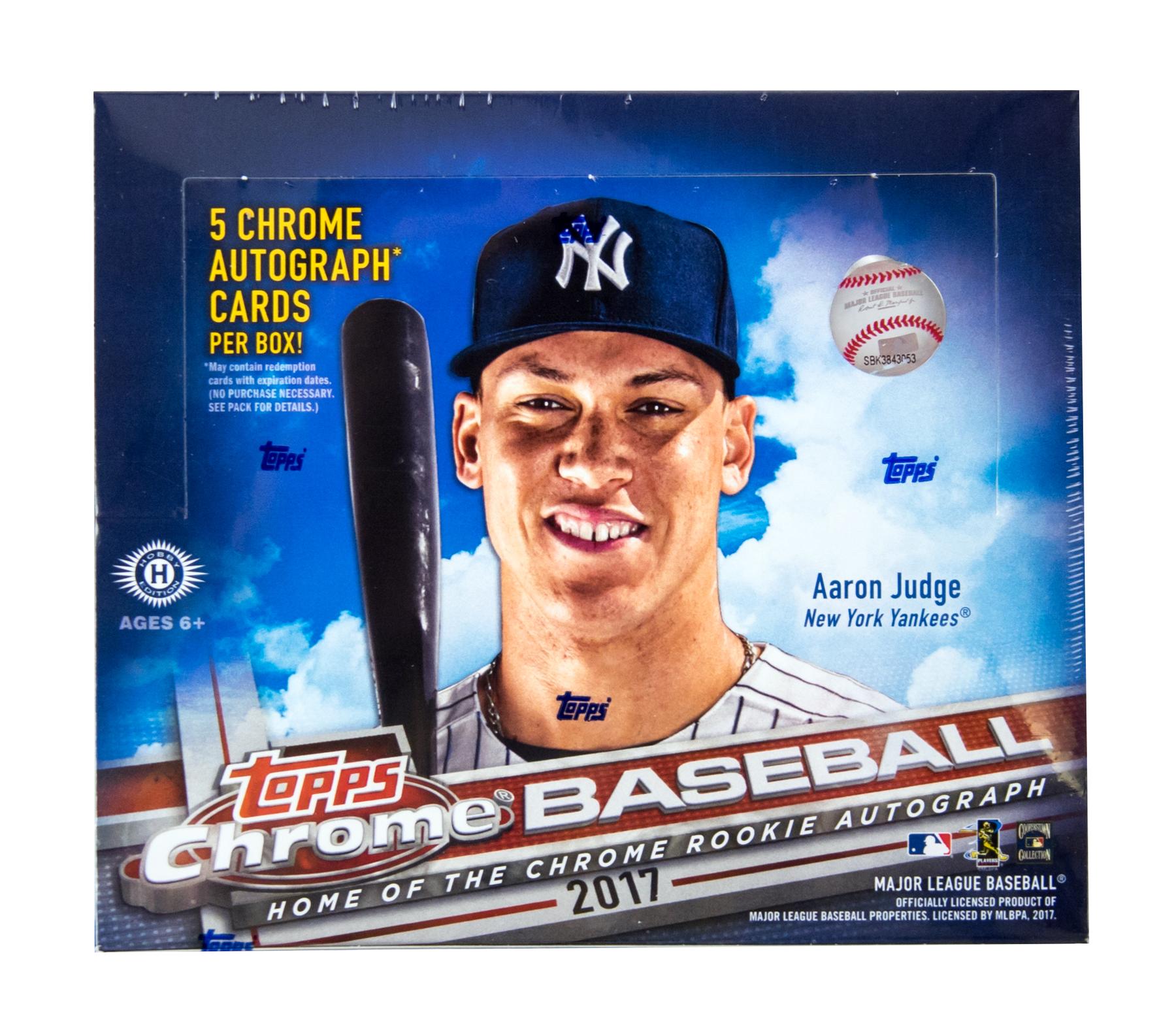 2017 Topps Chrome Baseball Hobby Jumbo Box | DA Card World