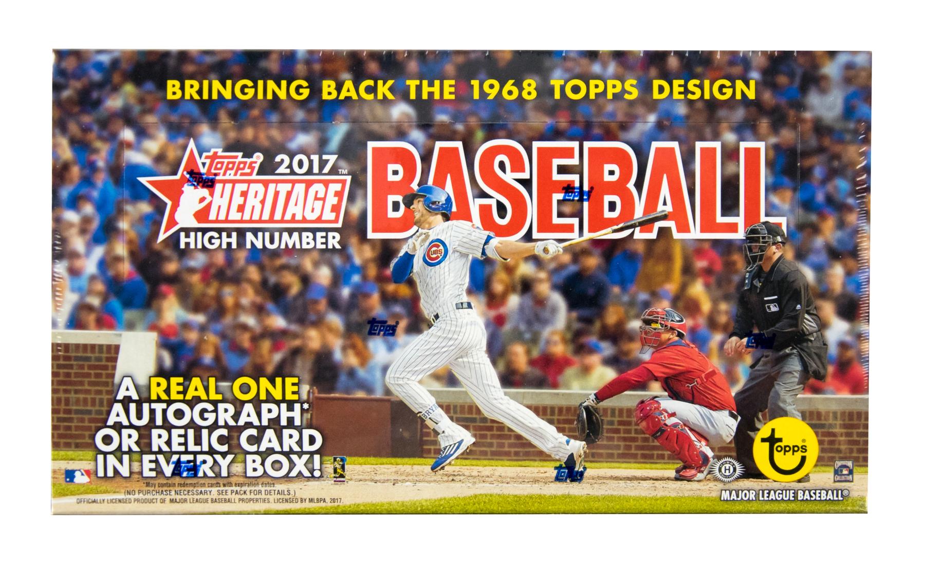 2017 Topps Heritage High Number Baseball Hobby Box