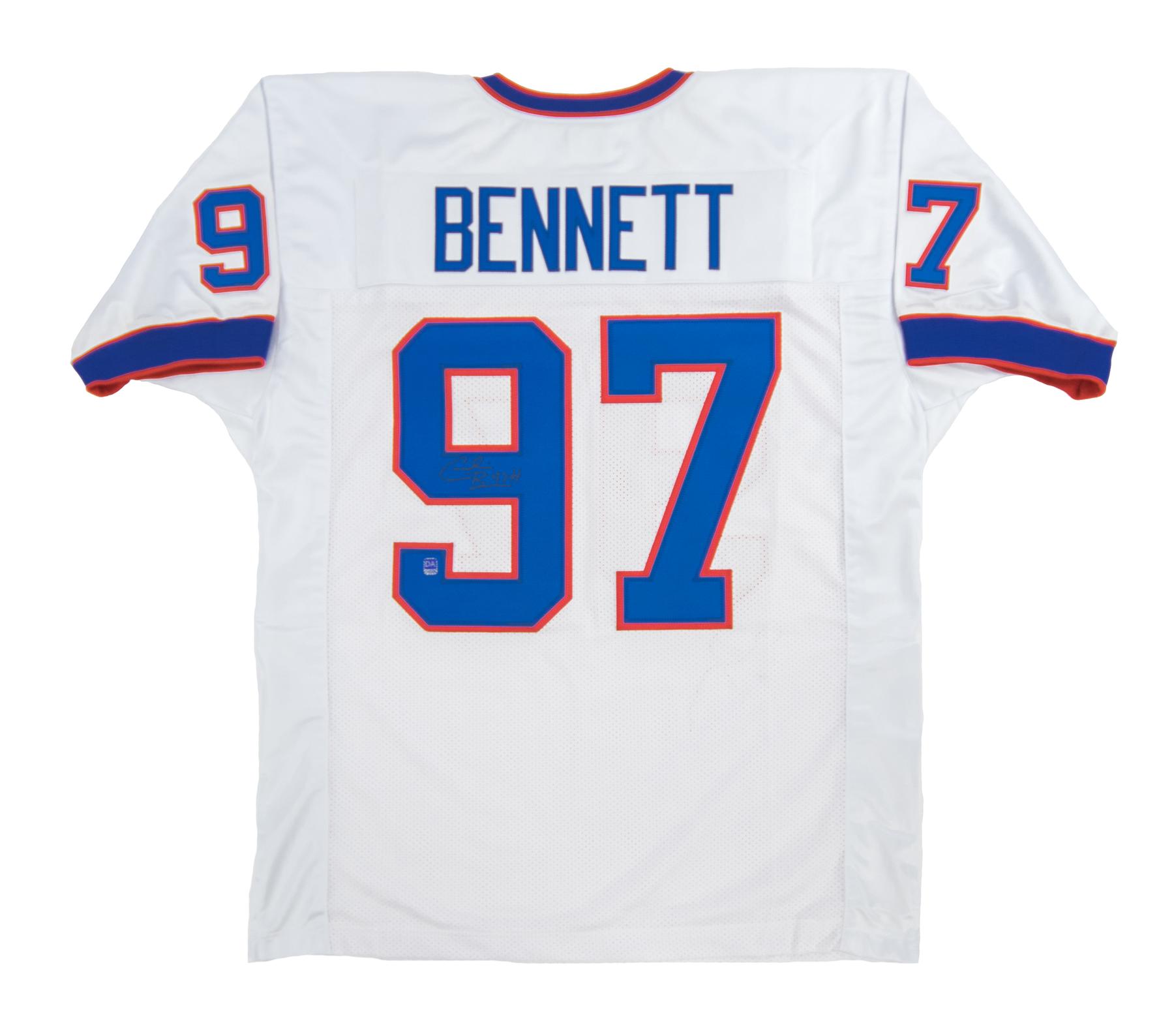 Cornelius Bennett Autographed Buffalo Bills White Football Jersey | DA ...