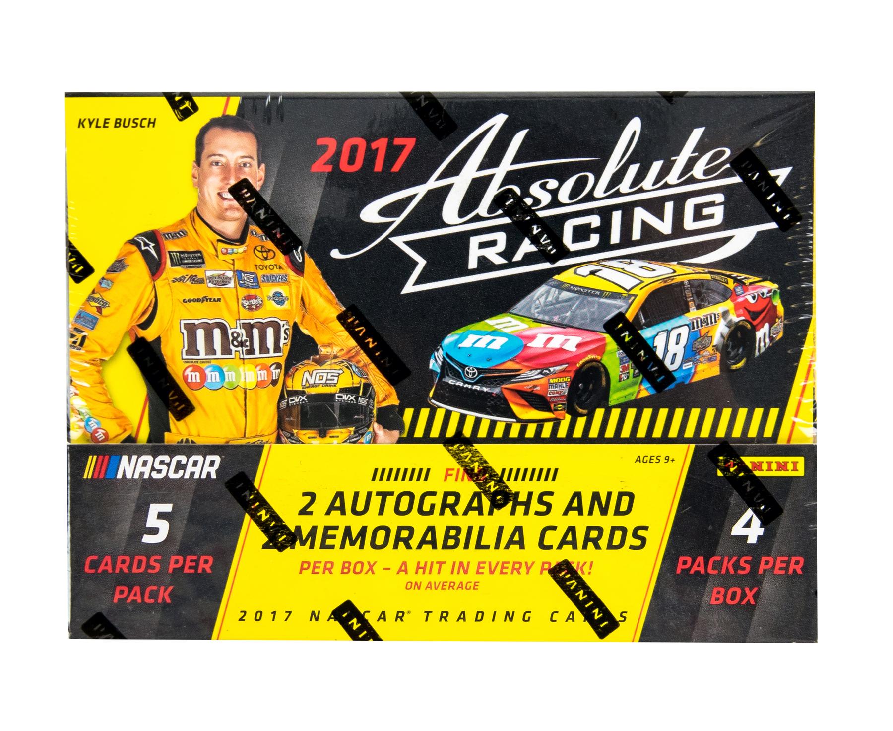 2017 Panini Absolute Racing Nascar Action Packed Spectrum Parallel Insert 
