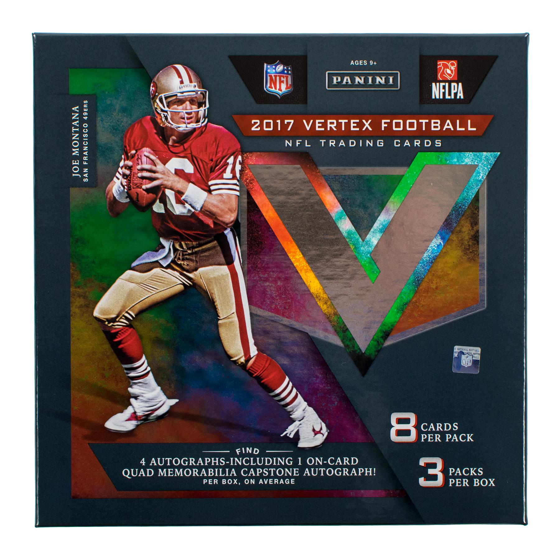 2017 Panini Vertex Football Hobby Box DA Card World