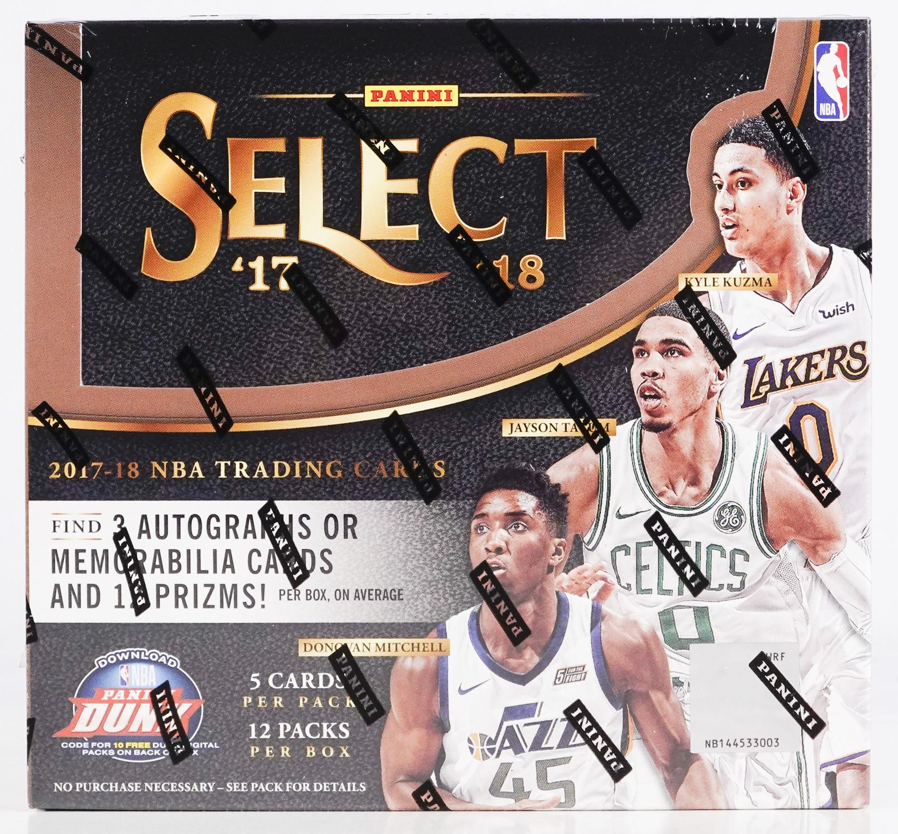 2017/18 Panini Select Basketball Hobby Box | DA Card World