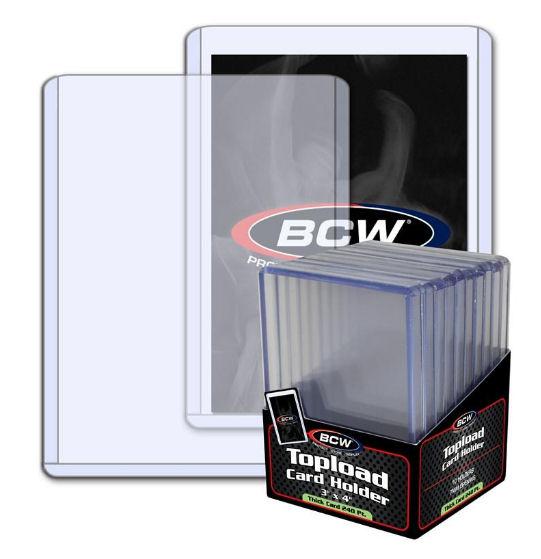 1000) BCW 3x4 Regular Trading Card Toploaders Top Loaders Case *IN STOCK - Foto 11