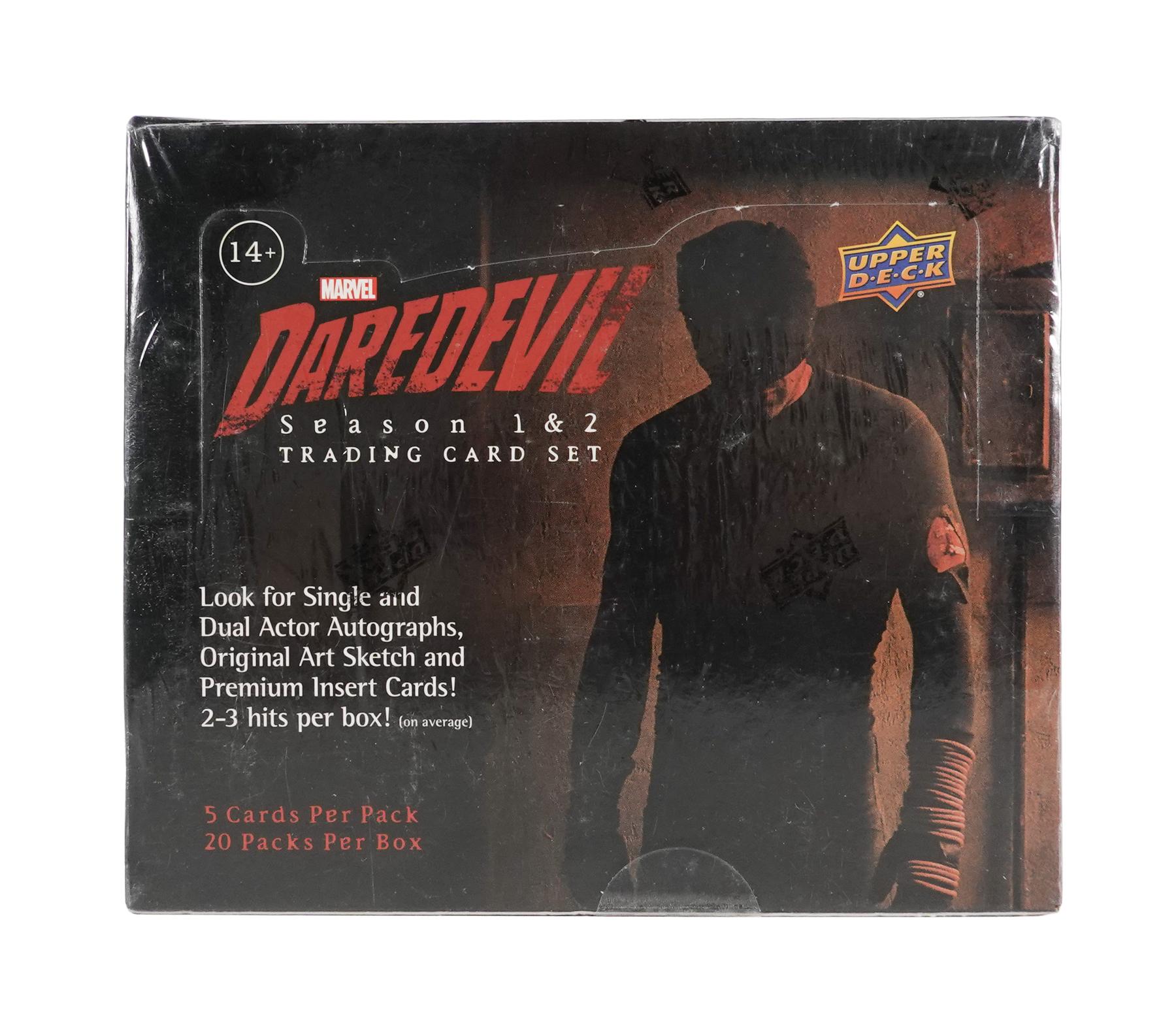 Daredevil Season 1 & 2 Trading Cards Box (2018 Upper Deck) (Reed