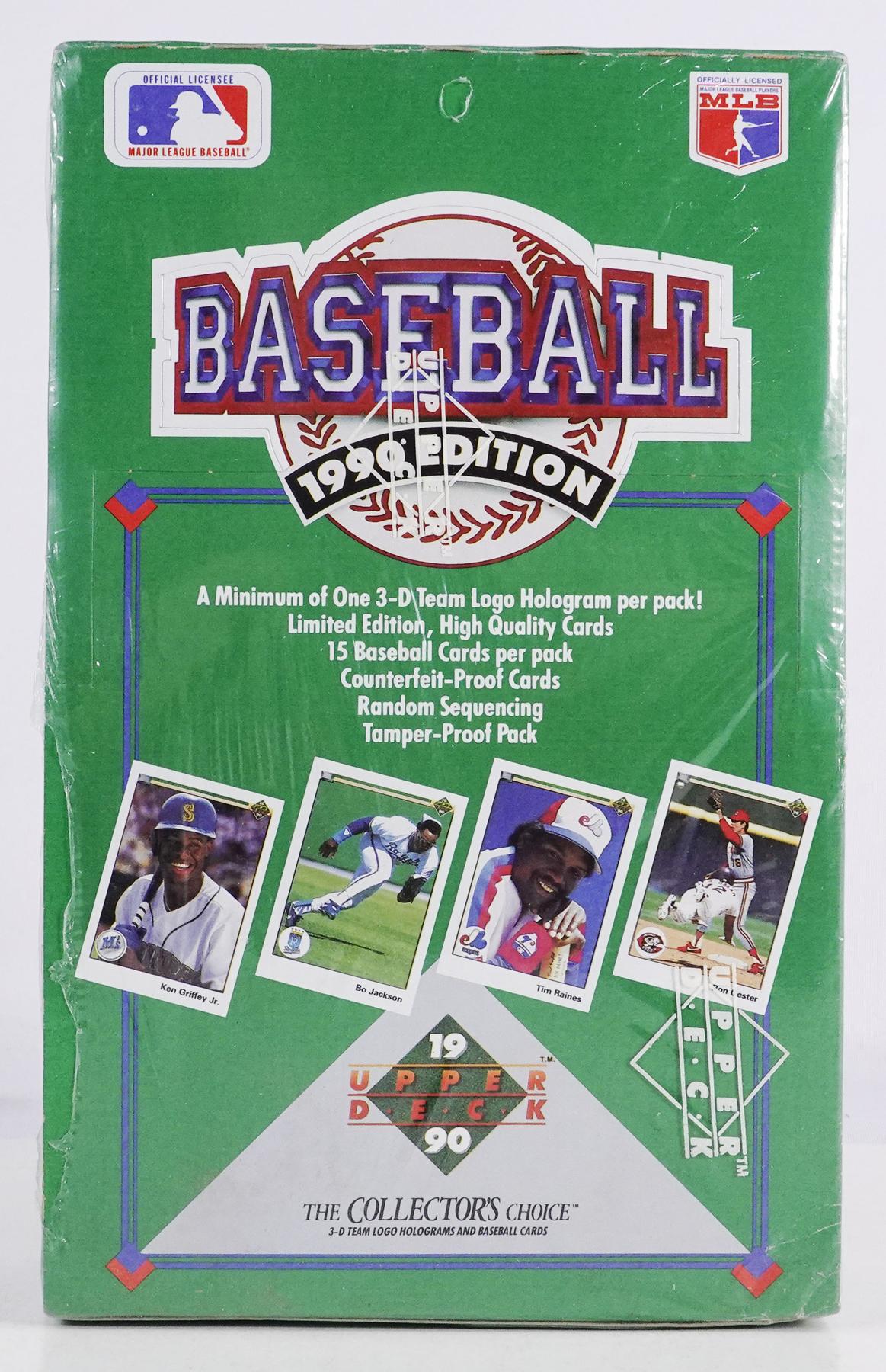 1989 Upper Deck Baseball - Empty Display Box- #s 1-700 1st UD Issue 