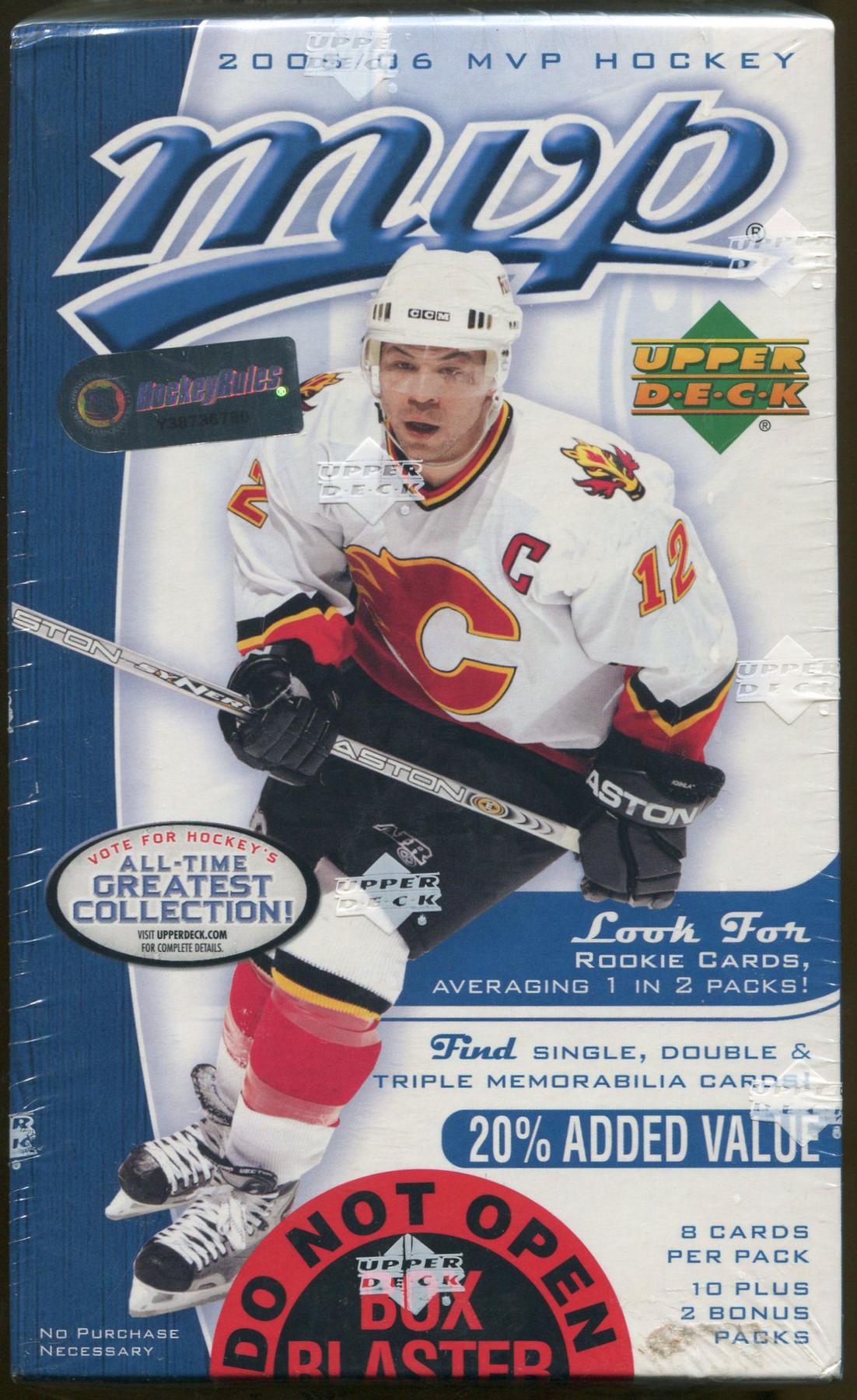 2005/06 Upper Deck MVP Hockey 12 Pack Box | DA Card World