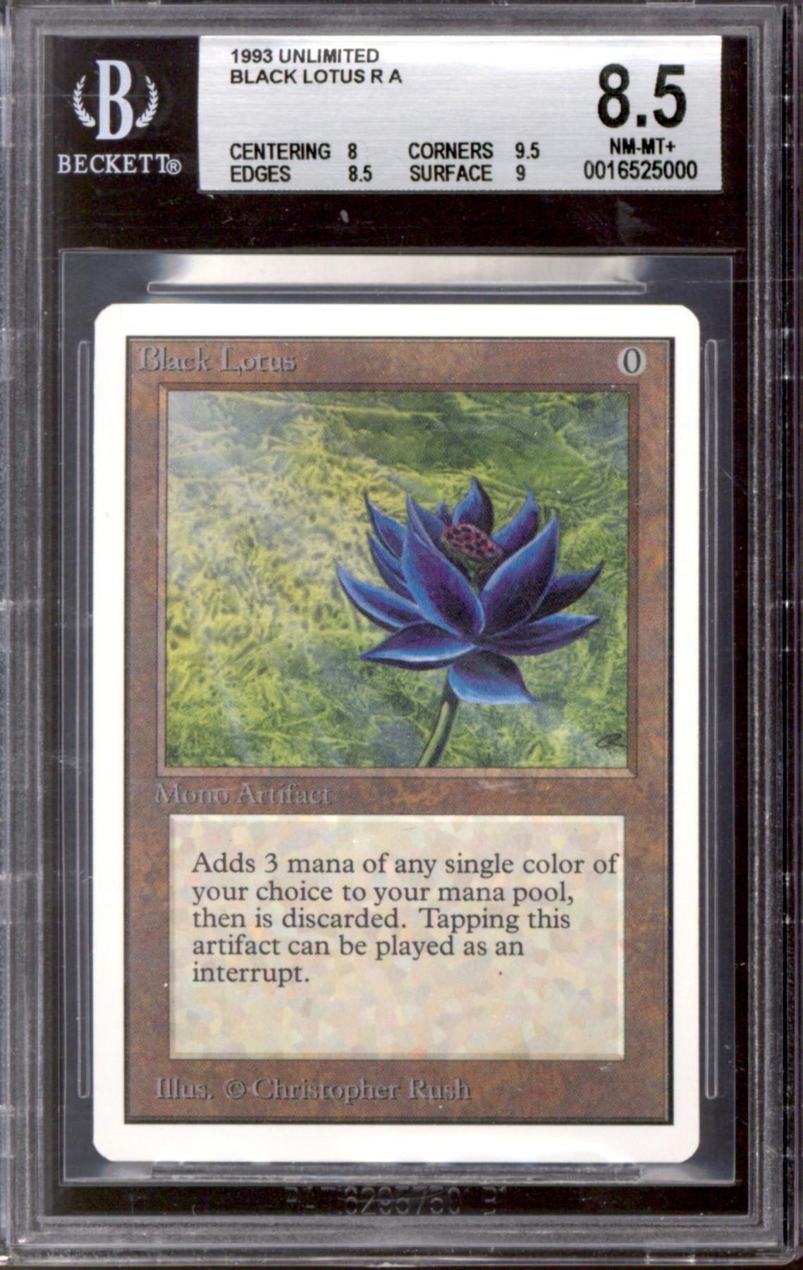 Magic the Gathering Unlimited Black Lotus BGS 8.5 (8, 9.5