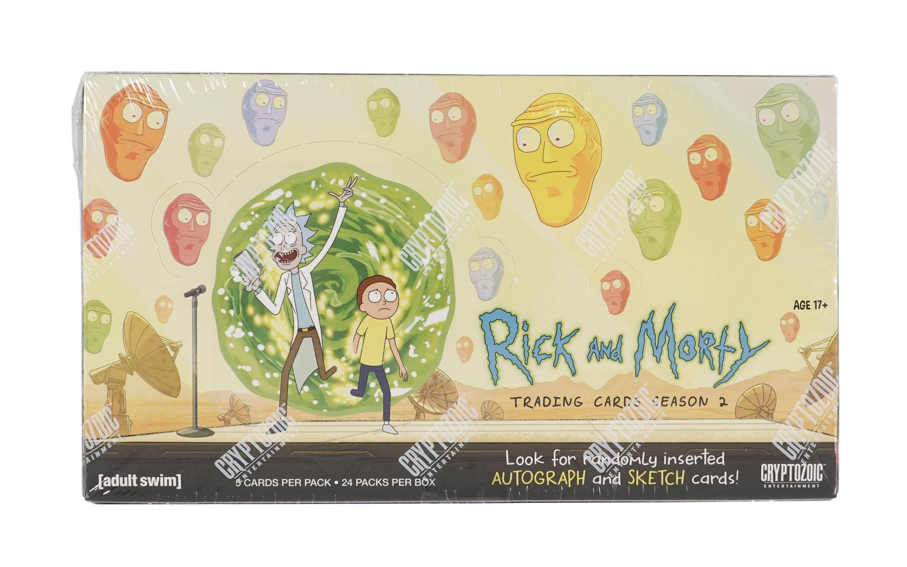 2019 Cryptozoic Rick and Morty Season 2 Trading Cards Box | DA