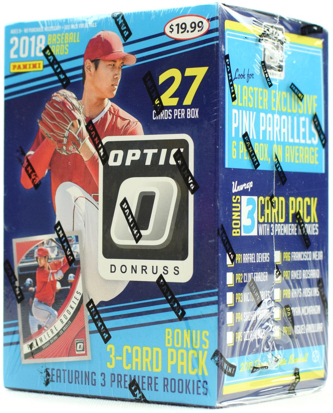 2018 Panini Donruss Optic Baseball 7Pack Blaster Box DA Card World