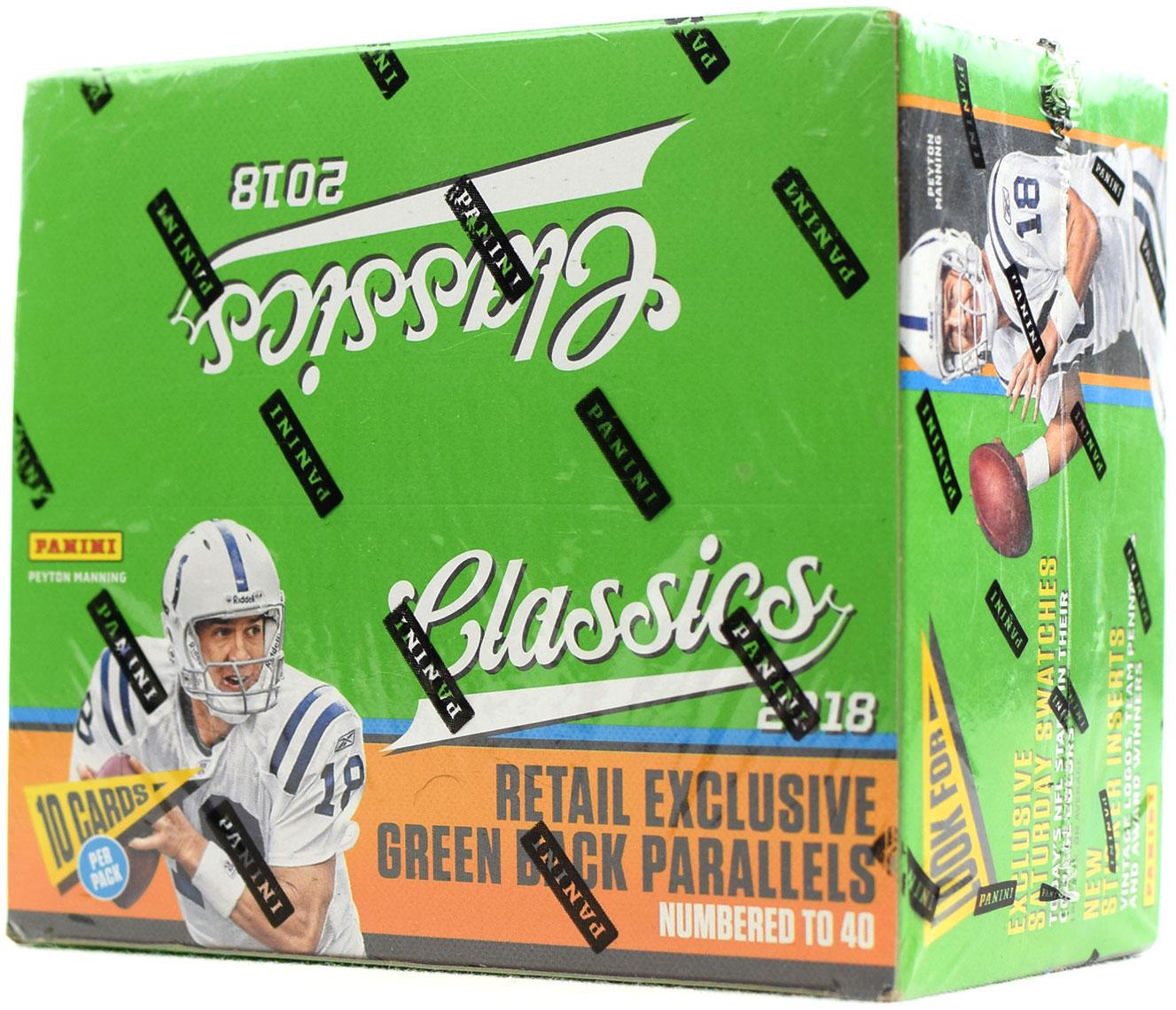 2018 Panini Classics Football 24Pack Box DA Card World