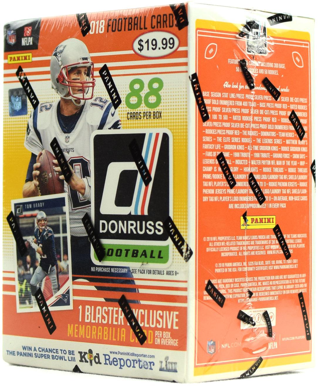 2018 Panini Donruss Football 11-Pack Blaster Box | DA Card ...