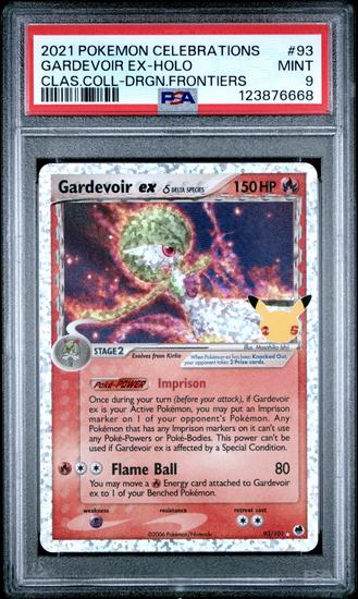 Image for 2021 Pokemon Celebrations Gardevoir ex 93/101 PSA 9