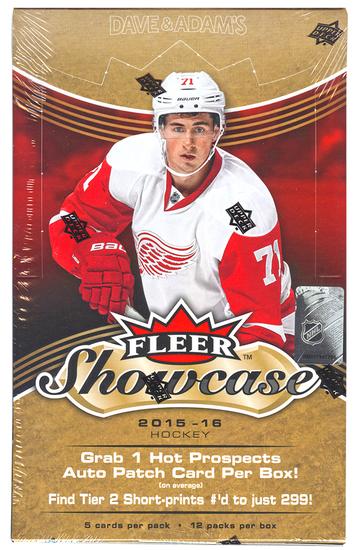Image for 2015/16 Upper Deck Fleer Showcase Hockey Hobby Box
