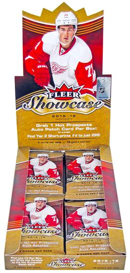 Image for 2015/16 Upper Deck Fleer Showcase Hockey Hobby Box