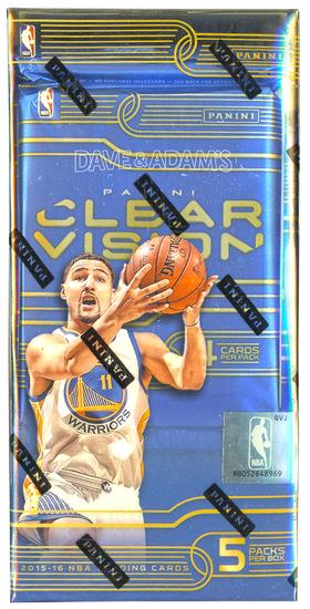 Image for 2015/16 Panini Clear Vision Basketball Hobby Box (Reed Buy)