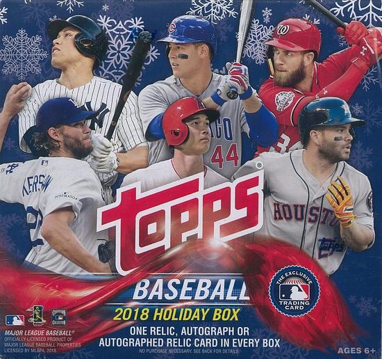 Image for 2018 Topps Holiday Baseball Mega Box