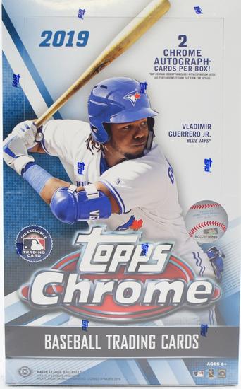 Image for 2019 Topps Chrome Baseball Hobby Box