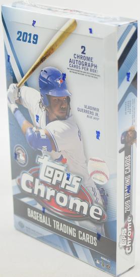 Image for 2019 Topps Chrome Baseball Hobby Box