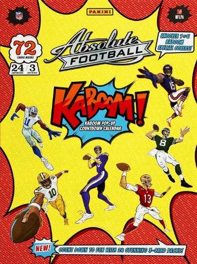 Image for 2024 Panini Absolute Football Countdown Calendar 8-Box Case