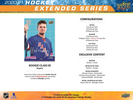 Image for 2020/21 Upper Deck Extended Series Hockey 24-Pack 20-Box Case