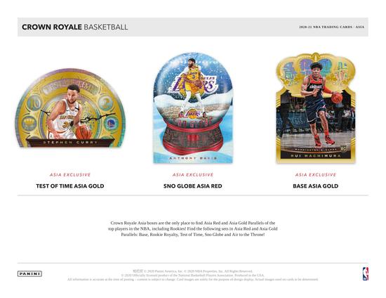 Image for 2020/21 Panini Crown Royale Basketball Asia Tmall Box