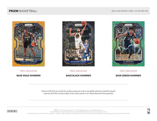 Image for 2020/21 Panini Prizm Basketball 1st Off The Line FOTL Hobby Box