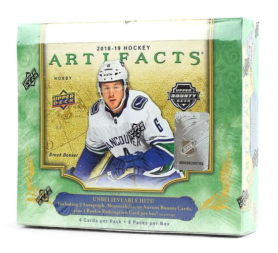 Image for 2018/19 Upper Deck Artifacts Hockey Hobby Box