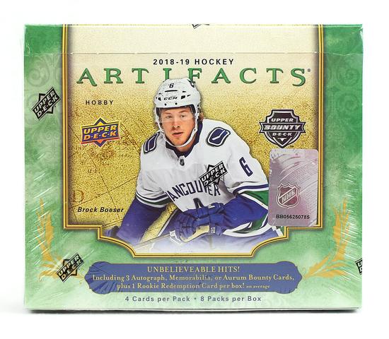 Image for 2018/19 Upper Deck Artifacts Hockey Hobby Box