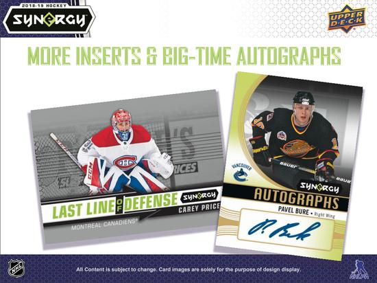 Image for 2018/19 Upper Deck Synergy Hockey Hobby Box