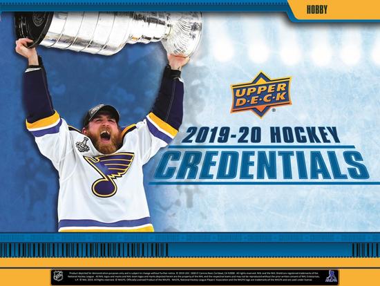 Image for 2019/20 Upper Deck Credentials Hockey Hobby Box (Reed Buy)
