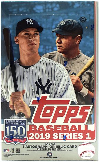 Image for 2019 Topps Series 1 Baseball Hobby Box