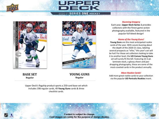 Image for 2020/21 Upper Deck Series 1 Hockey 24-Pack Retail Box